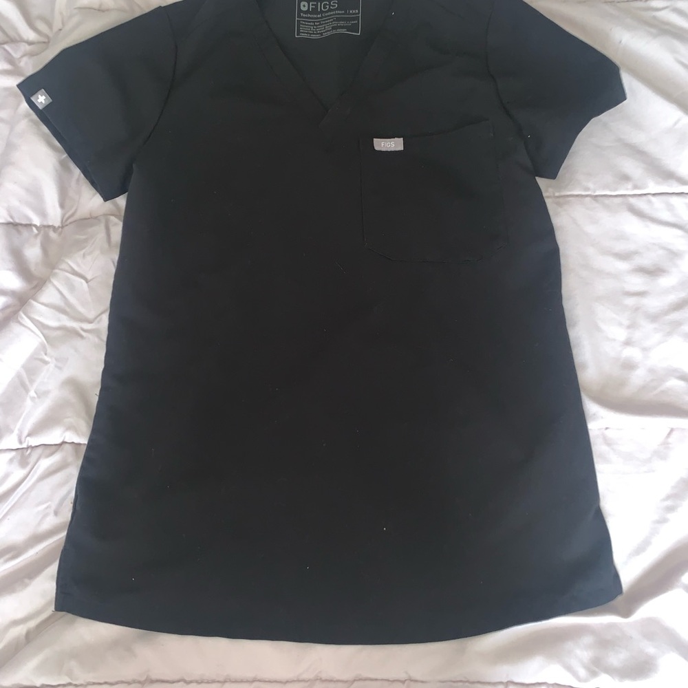FIGS Black Scrub set
